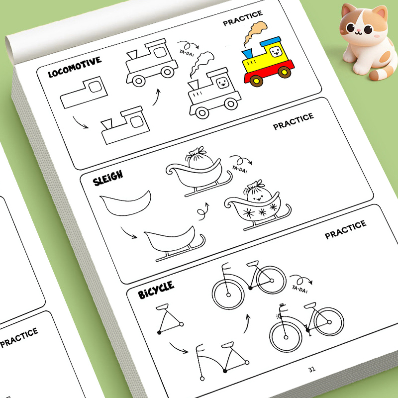 Kids Educational Workbooks - كتاب أنشطة للأطفال: كيفية رسم كل