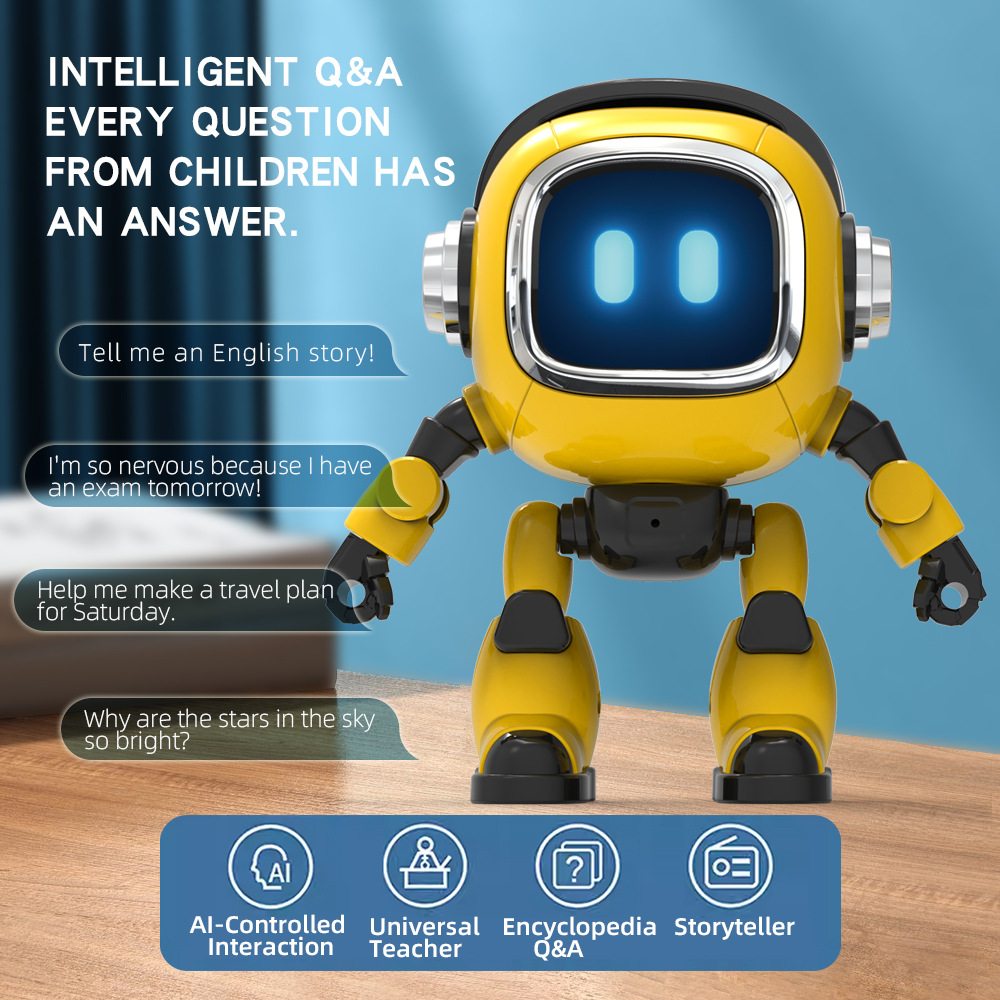 Kids Education Toy - روبوت DeepSeek AI للتحكم الصوتي الذكي،