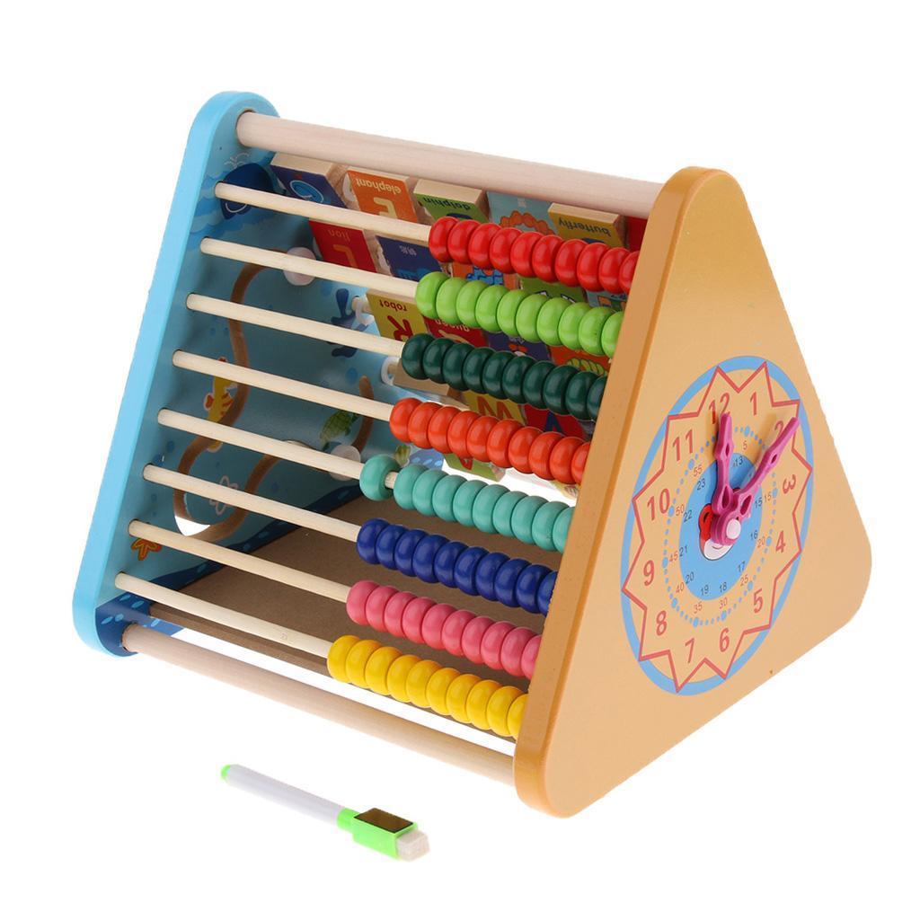 Kids Education Center - لعبة تعليمية للأطفال والرضع، هدية خشبية