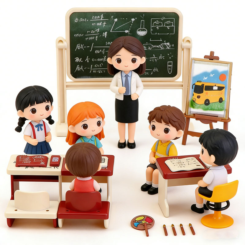 مجموعة أثاث مصغرة لبيت الدمى،  - مراجعة Kids Education Classes وسعره