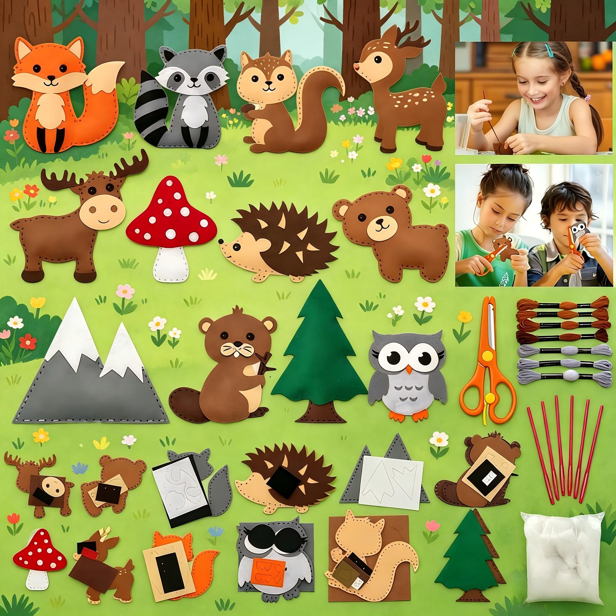 طقم خياطة للأطفال بتصميم حيوان - مراجعة Kids Education Classes وسعره
