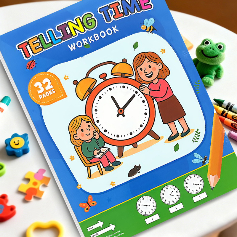 كتاب تعليمي للأطفال لتعلم الوق - مراجعة Kids Education Worksheet وسعره
