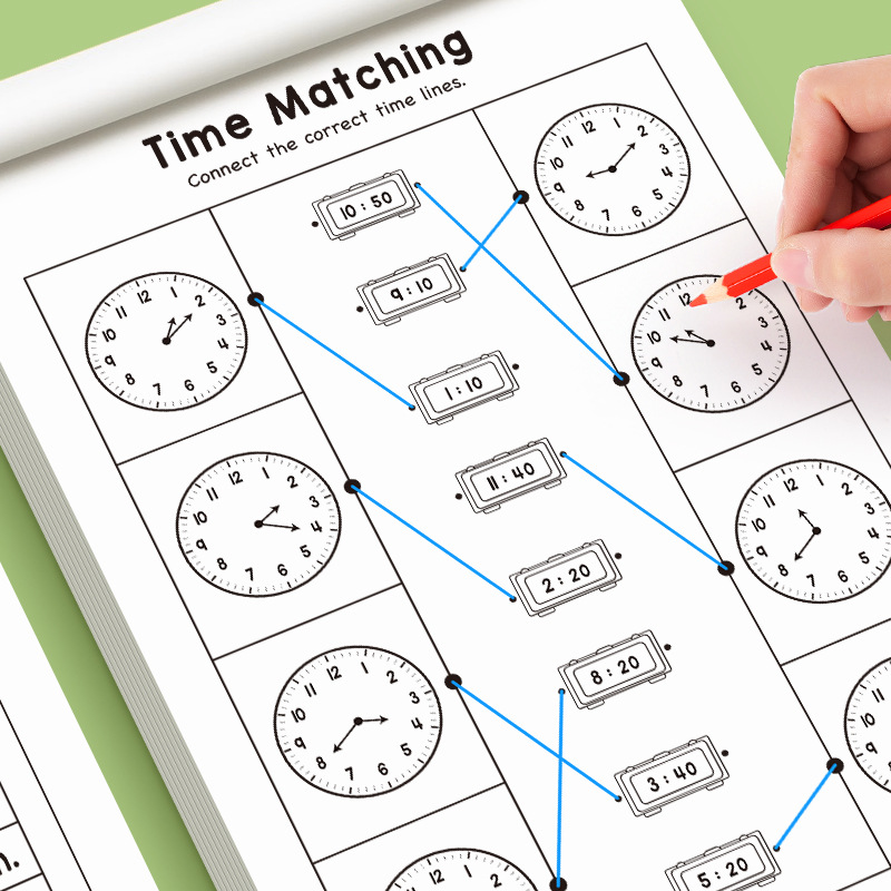كتاب تعليمي للأطفال لتعلم الوق - مراجعة Kids Education Worksheet وسعره