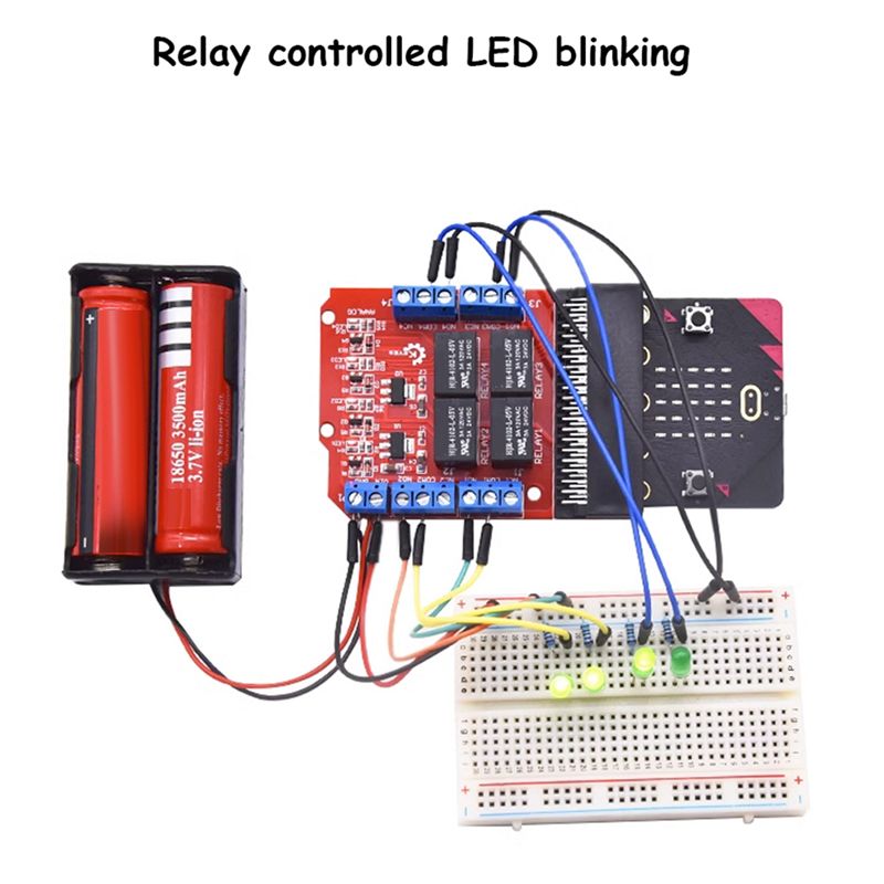 وحدة ترحيل A40I Microbit بأربع - مراجعة Kids Education Channel وسعره
