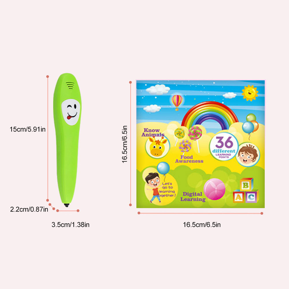 قلم تعليمي تفاعلي مع كتب، كتب  - مراجعة Kids Education Book وسعره