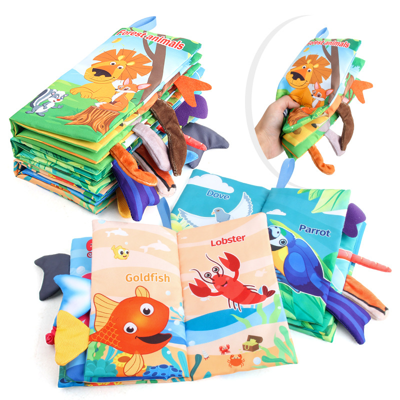 كتب قماشية جديدة للأطفال للتدر - مراجعة Kids Education Book وسعره