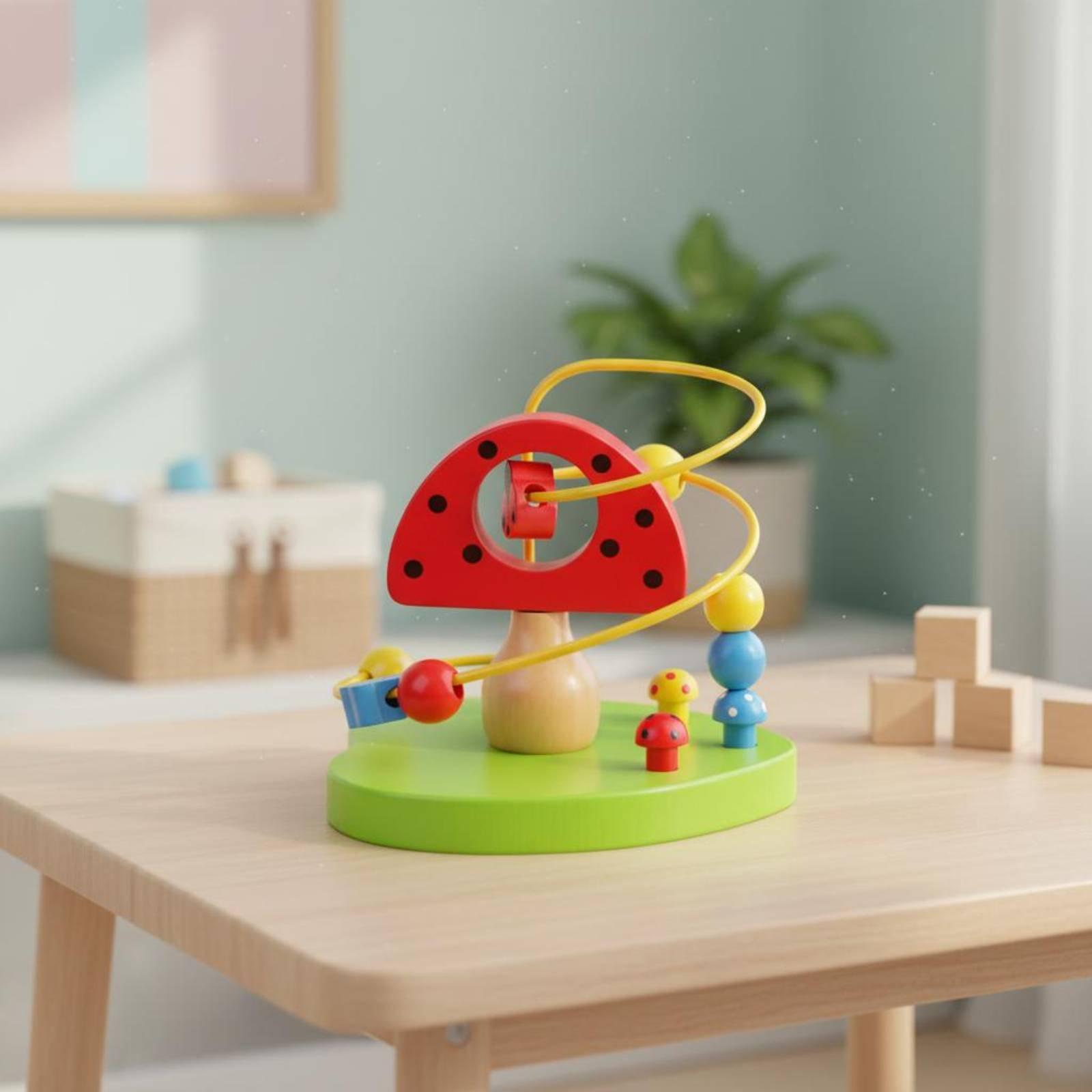 لعبة متاهة الخرز الخشبية التعل - مراجعة Kids Education Center وسعره