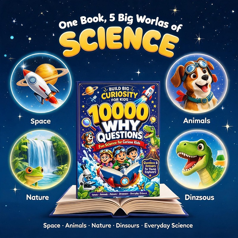 10000 سببًا لماذا: كتاب موسوعة - مراجعة Kids Education Book وسعره