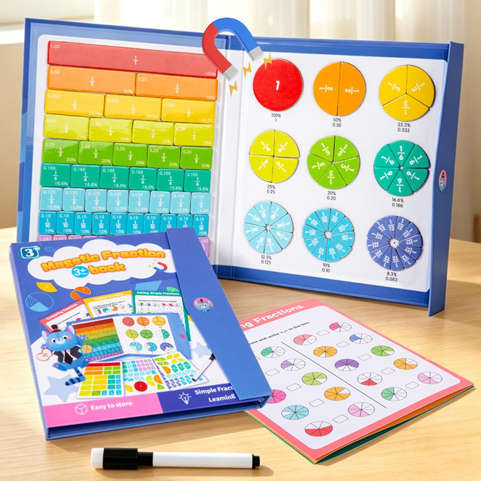 لوحة الكسور المغناطيسية التعلي - مراجعة Kids Education Center وسعره