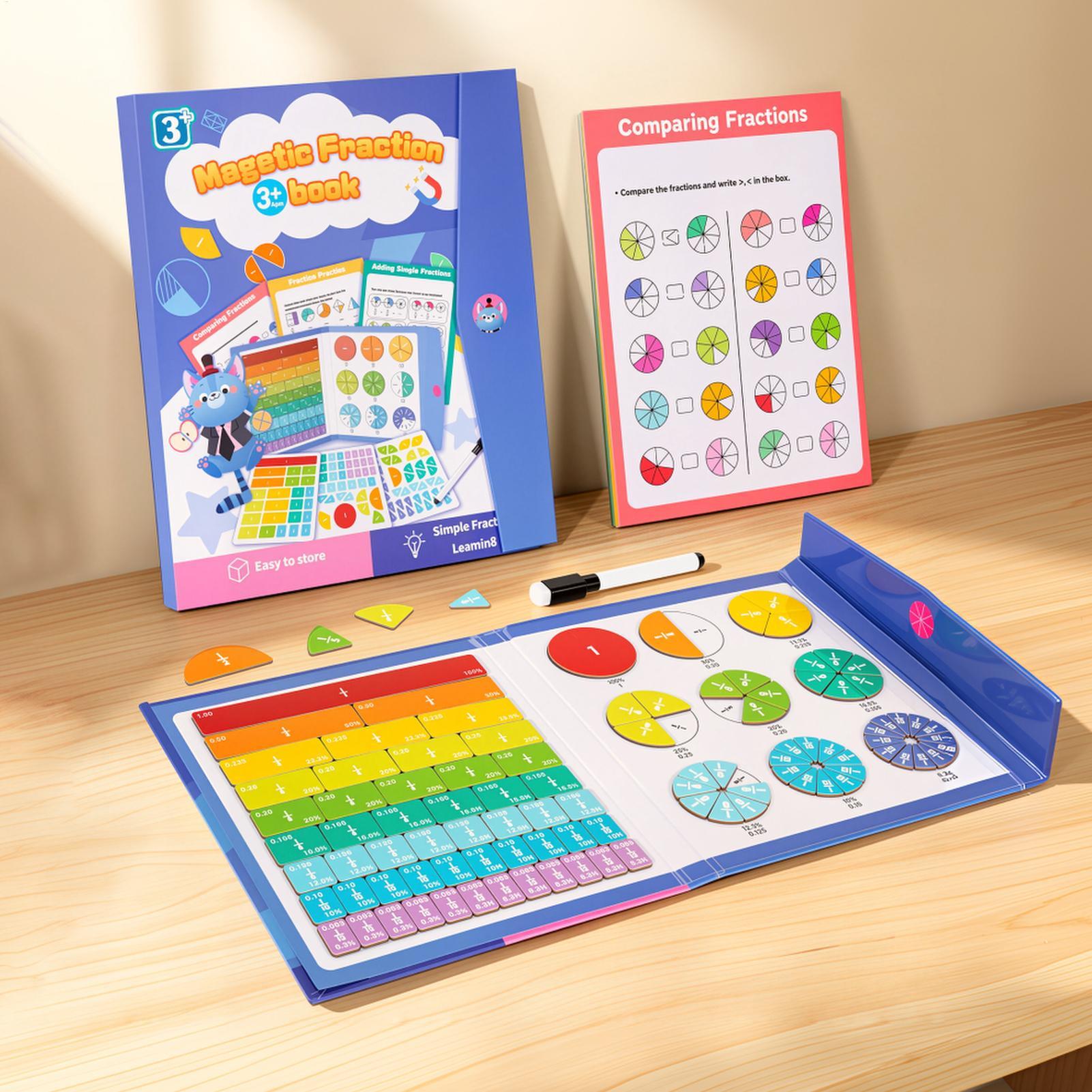 لوحة الكسور المغناطيسية التعلي - مراجعة Kids Education Center وسعره