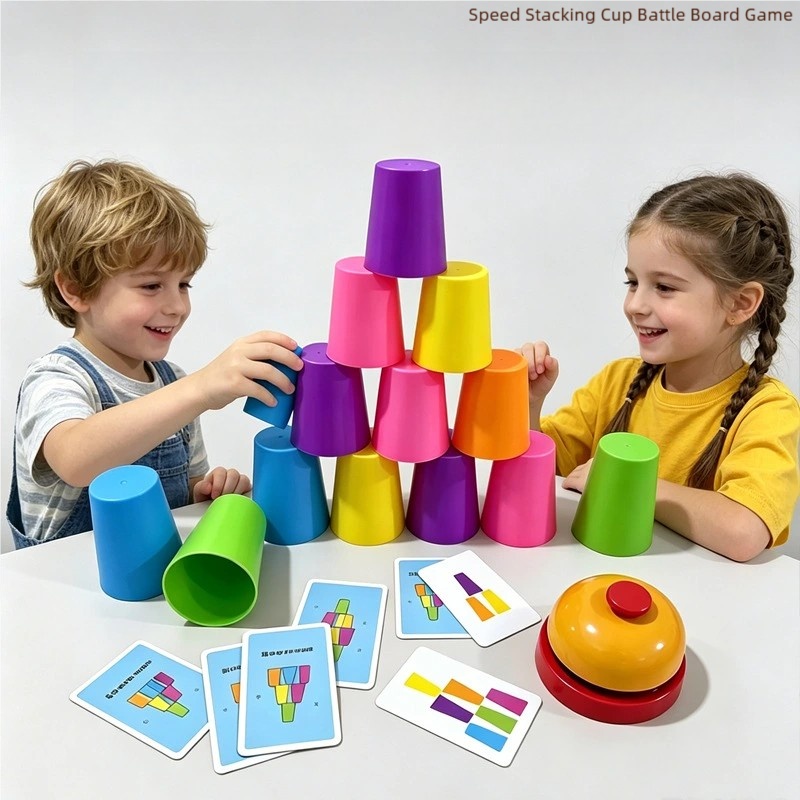 لعبة تكديس الأكواب السريعة الش - مراجعة Kids Education Help وسعره