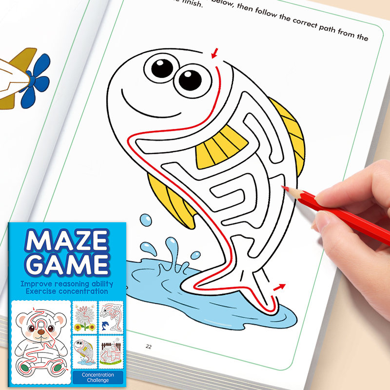 كتاب رسم المتاهات الممتع للأطف - مراجعة Education Kids Definition وسعره