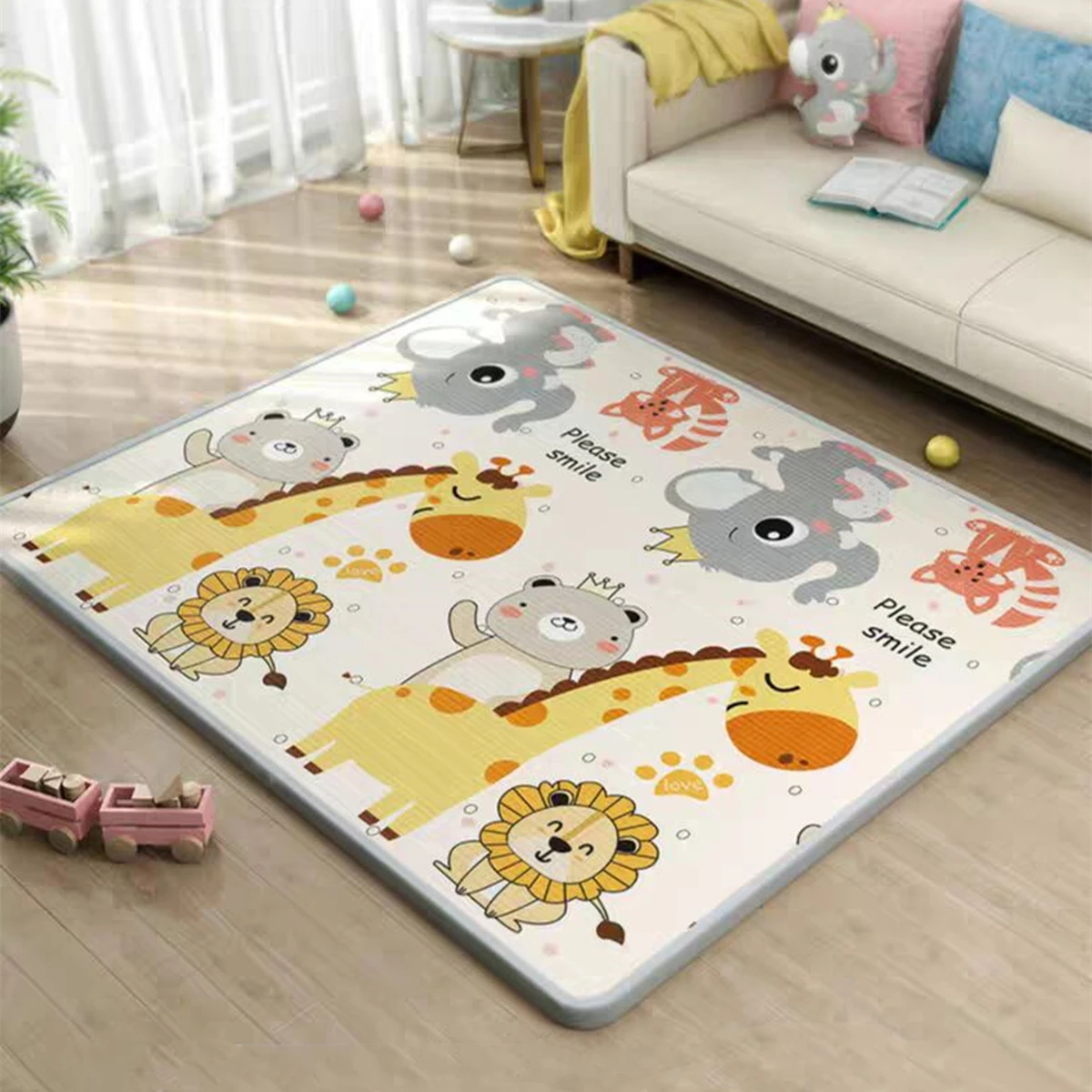 5 أحجام للاختيار الكرتون الطفل - مراجعة Kids Education Rug وسعره